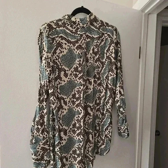 TOPSHOP snake print blouse - Picture 6 of 7